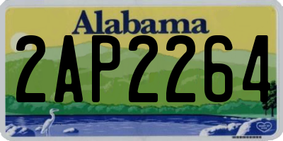 AL license plate 2AP2264
