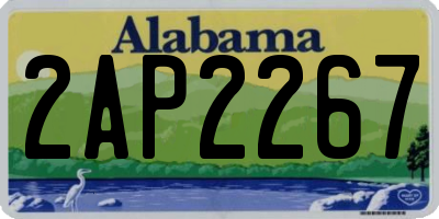 AL license plate 2AP2267