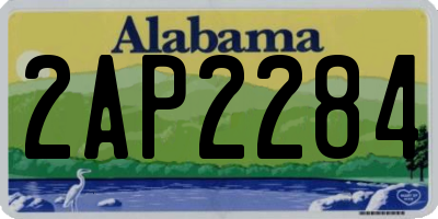 AL license plate 2AP2284