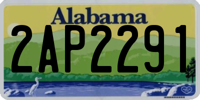 AL license plate 2AP2291