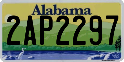 AL license plate 2AP2297
