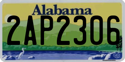 AL license plate 2AP2306