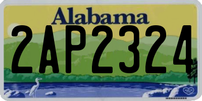 AL license plate 2AP2324