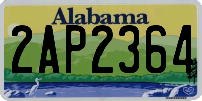 AL license plate 2AP2364