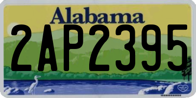 AL license plate 2AP2395