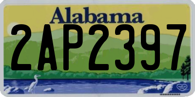 AL license plate 2AP2397
