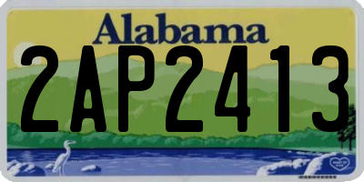 AL license plate 2AP2413