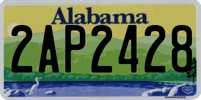 AL license plate 2AP2428