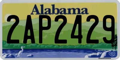 AL license plate 2AP2429