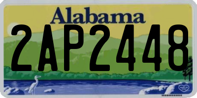 AL license plate 2AP2448