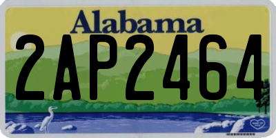 AL license plate 2AP2464