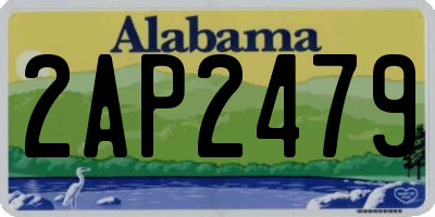 AL license plate 2AP2479