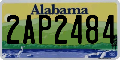 AL license plate 2AP2484