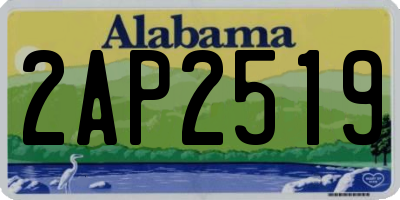 AL license plate 2AP2519
