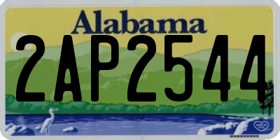 AL license plate 2AP2544