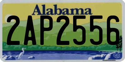 AL license plate 2AP2556