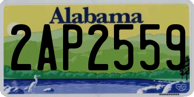 AL license plate 2AP2559