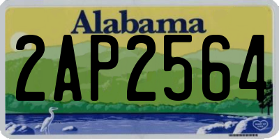 AL license plate 2AP2564