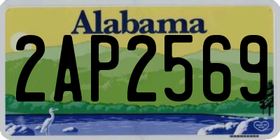 AL license plate 2AP2569