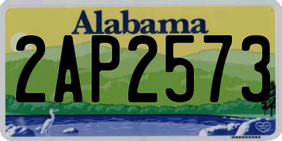 AL license plate 2AP2573