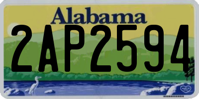 AL license plate 2AP2594