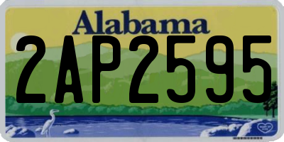 AL license plate 2AP2595