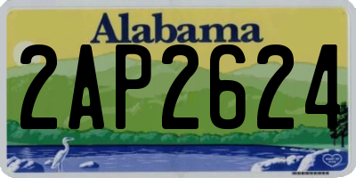 AL license plate 2AP2624