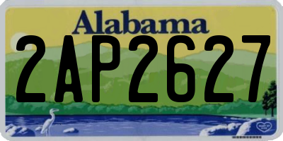 AL license plate 2AP2627