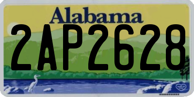 AL license plate 2AP2628