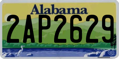 AL license plate 2AP2629