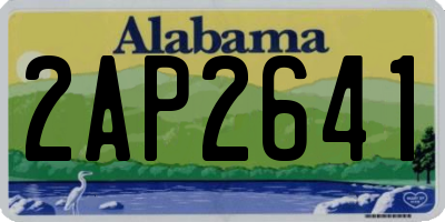 AL license plate 2AP2641