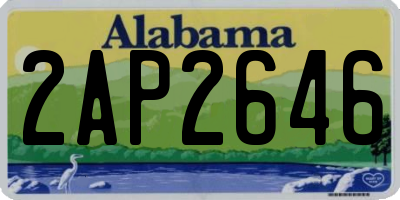 AL license plate 2AP2646