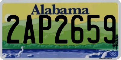 AL license plate 2AP2659