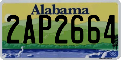 AL license plate 2AP2664