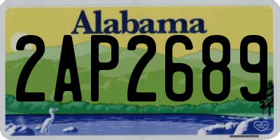AL license plate 2AP2689