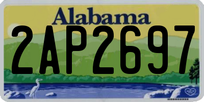 AL license plate 2AP2697