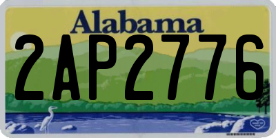 AL license plate 2AP2776
