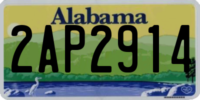 AL license plate 2AP2914