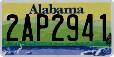 AL license plate 2AP2941