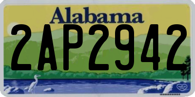 AL license plate 2AP2942