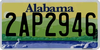 AL license plate 2AP2946