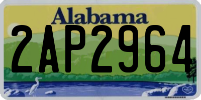AL license plate 2AP2964