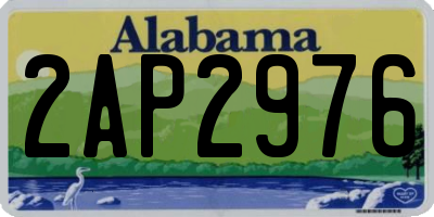 AL license plate 2AP2976