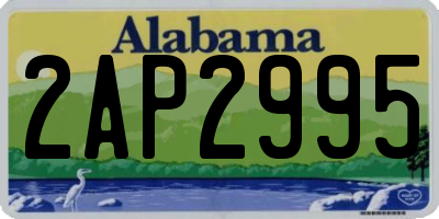 AL license plate 2AP2995