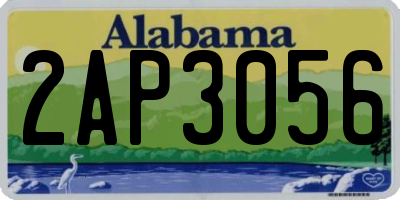 AL license plate 2AP3056