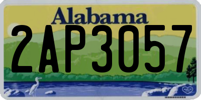 AL license plate 2AP3057