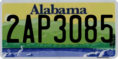 AL license plate 2AP3085
