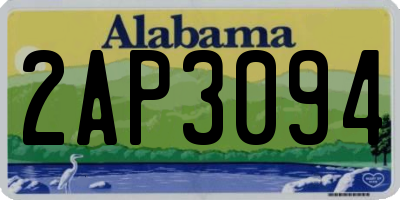 AL license plate 2AP3094