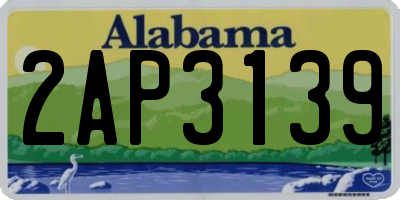 AL license plate 2AP3139