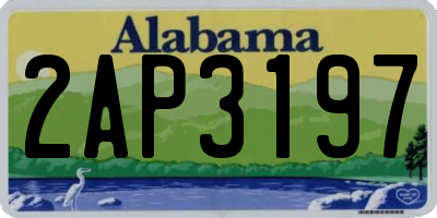 AL license plate 2AP3197